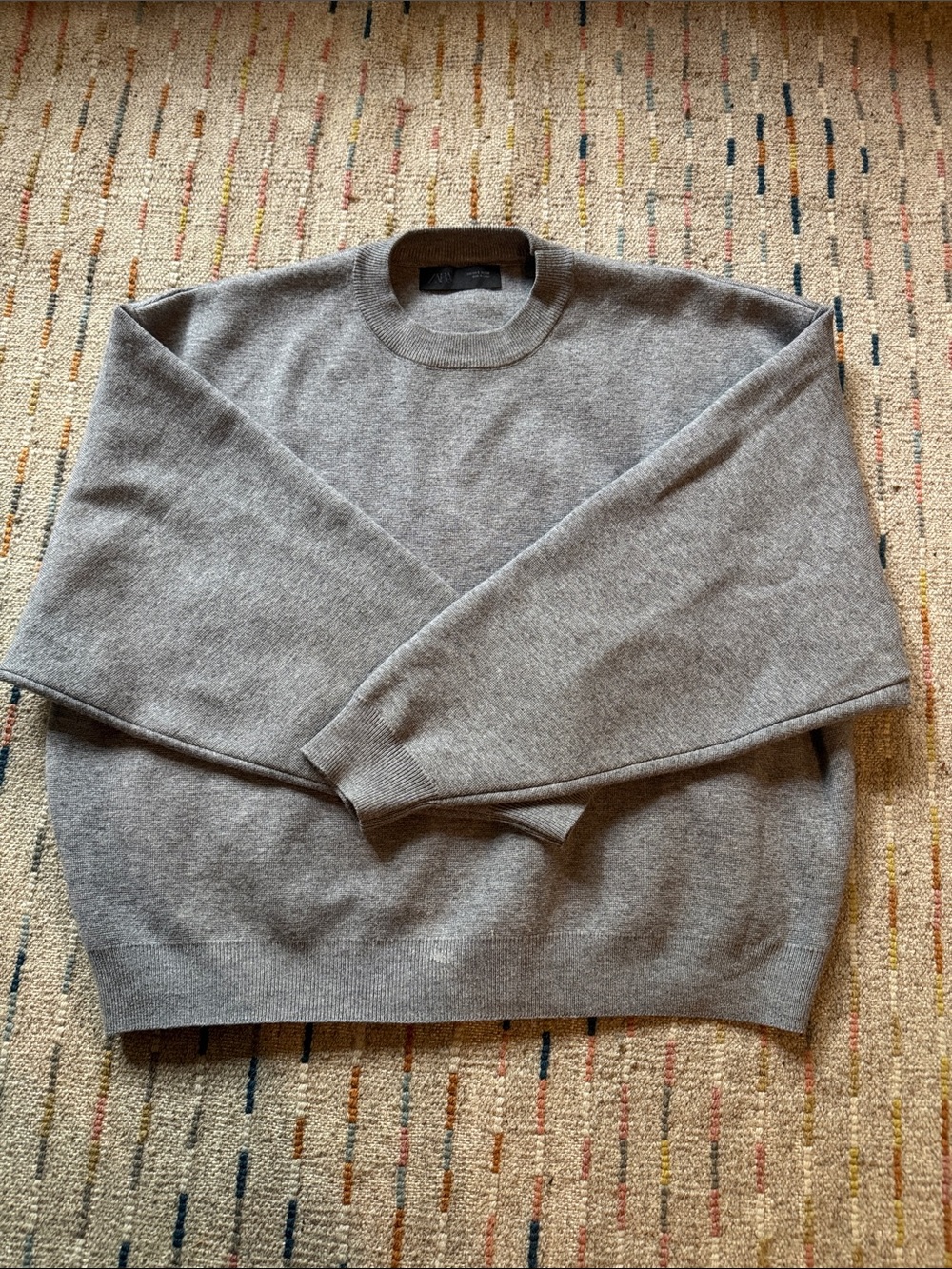 Zara Italy knit crewneck sweater / sweatshirt